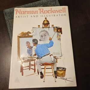 Vintage  Norman Rockwell Artist and Illustrator   17” X 13”  BOOK